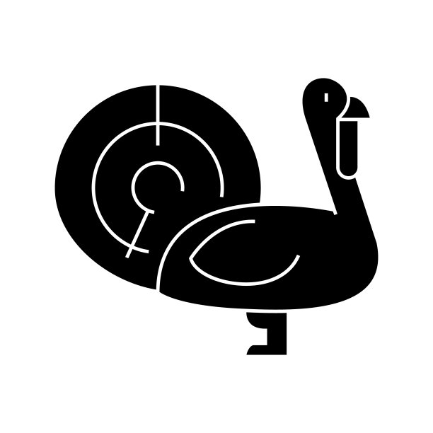 土耳其图标，矢量插图，标志上孤立的背景图片下载