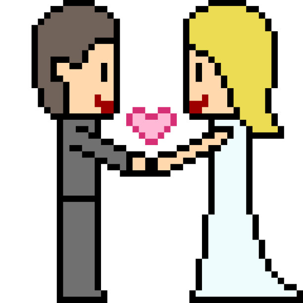 矢量的像素艺术图片下载