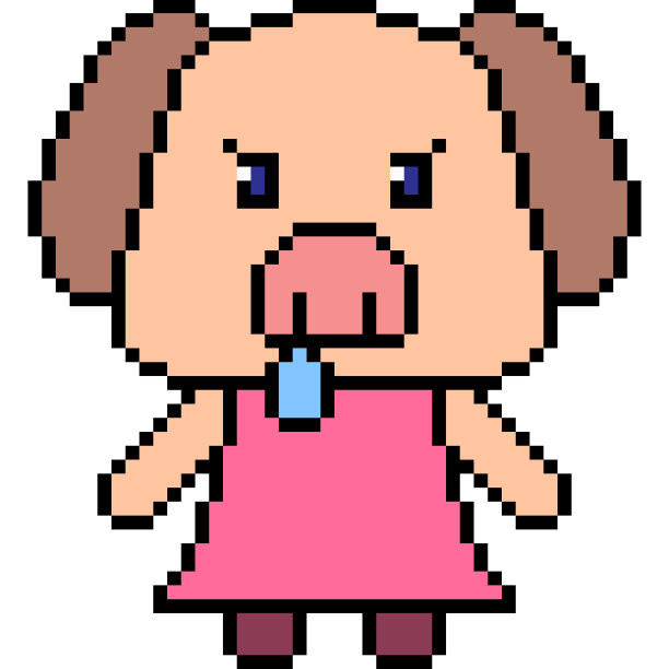 矢量的像素艺术图片下载