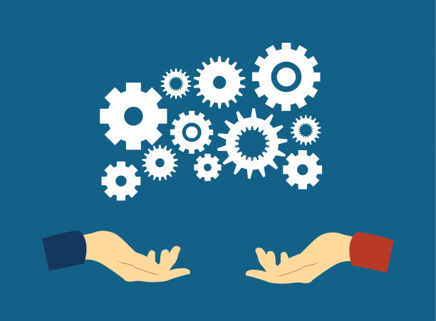 平面插图矢量概念团队协作系统和支持图片下载