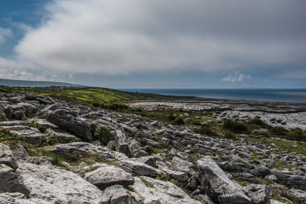 布伦地区的背景拍摄于爱尔兰克莱尔郡图片下载