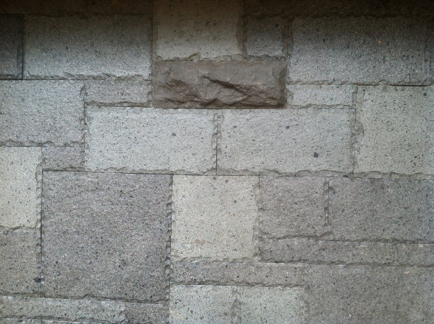 长方形小石墙图片下载