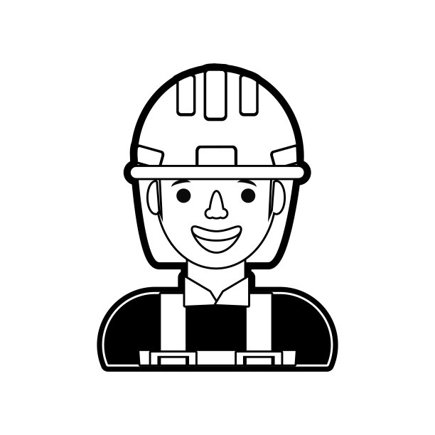 卡通建设者图标图片下载