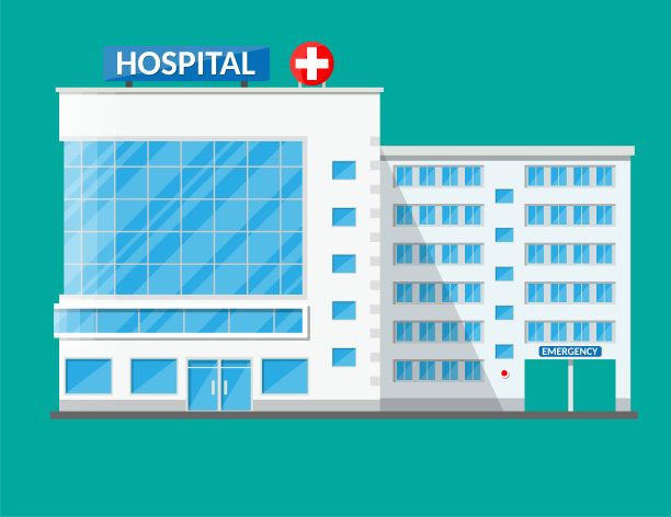 医院标志矢量图素材ID：300077196