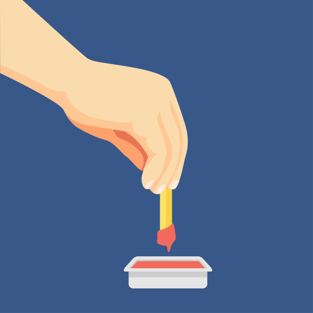 手蘸法式煎平设计图片下载