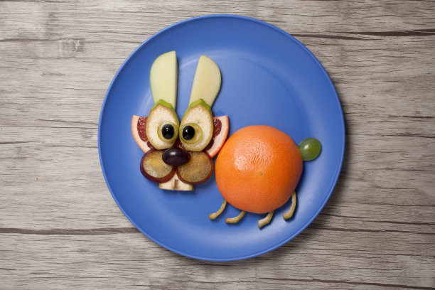 用水果做成的兔子图片下载