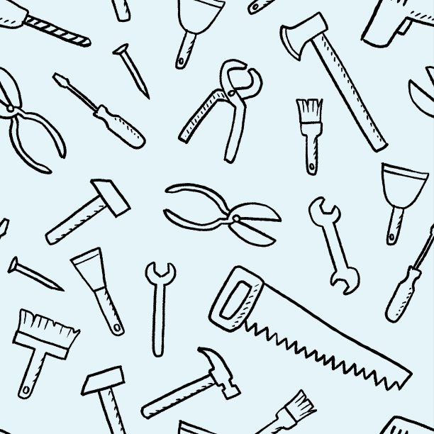 工具涂鸦纹理图片下载