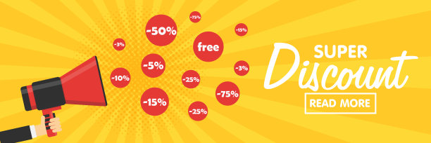 复古波普艺术背景的公告扩音器。图片下载