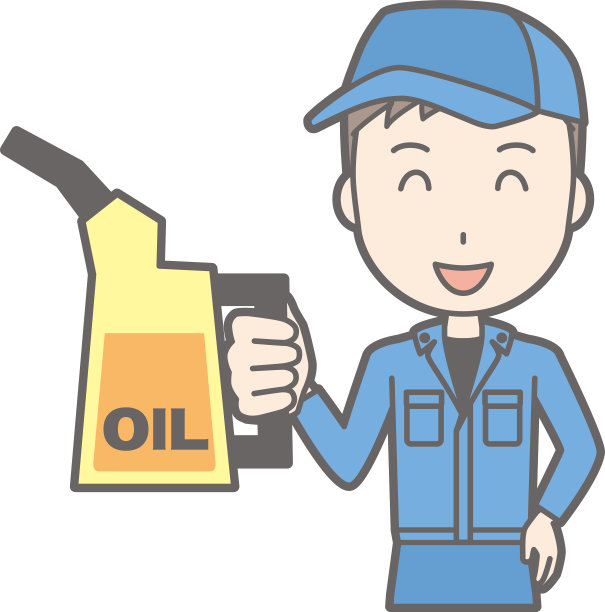 说明穿工作服的人都有机油图片下载