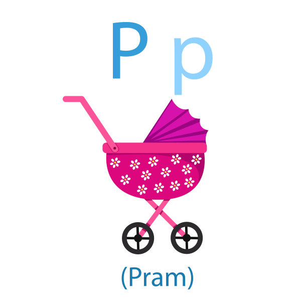 插图的P为婴儿车图片下载