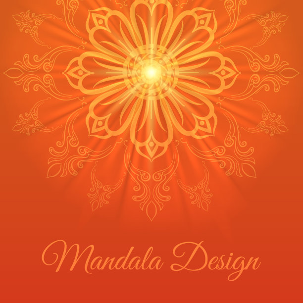 曼荼罗抽象背景图片下载