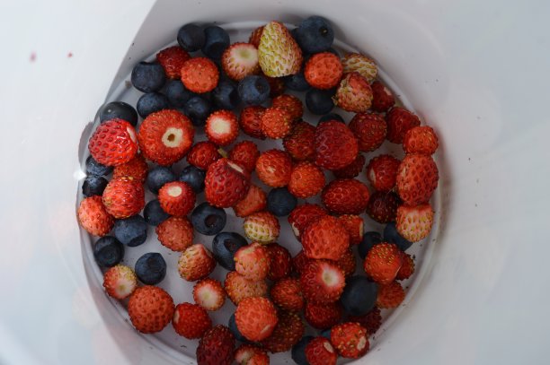草莓和蓝莓图片下载