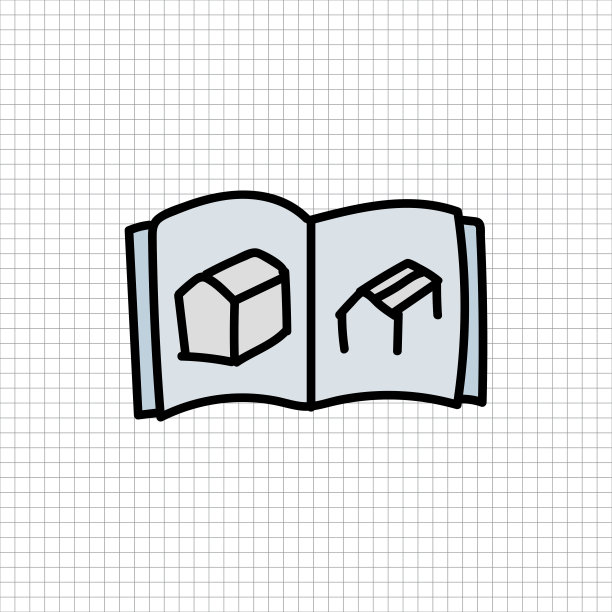 矢量文具涂鸦风格图片下载