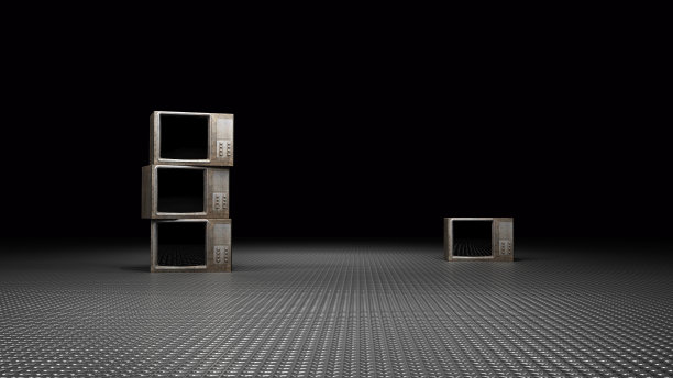 电视显示3d渲染图片下载