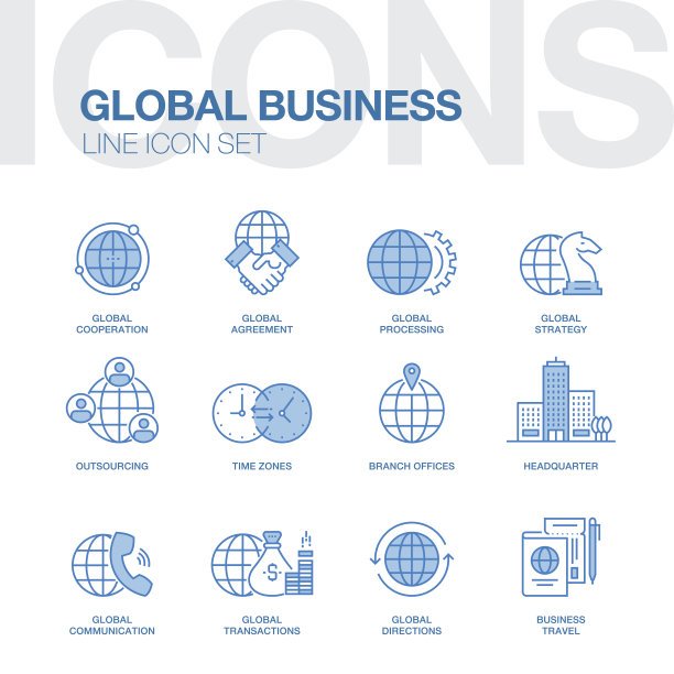 全球业务线图片下载