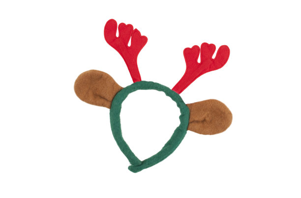 有趣的圣诞驯鹿角和耳朵王冠头巾图片下载