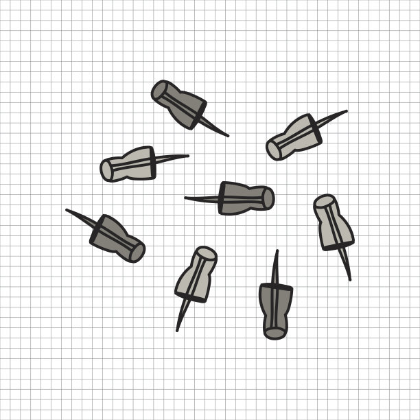 矢量文具涂鸦风格图片下载