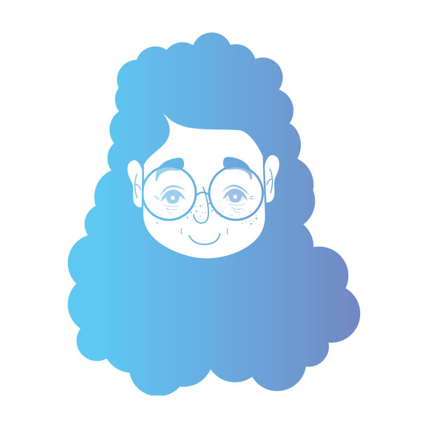 梳着发型戴着眼镜的女人图片下载