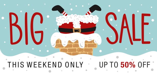 圣诞节销售。手绘字体。圣卡。素材图片