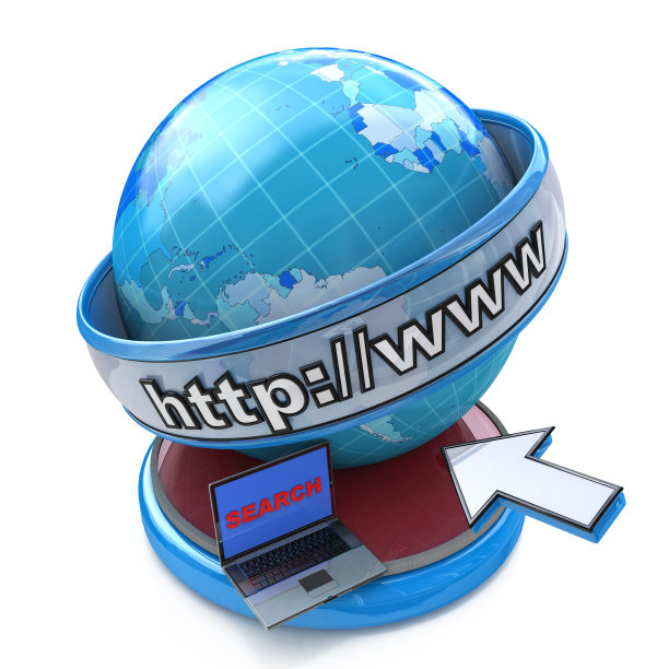 全球互联网搜索概念，网页或互联网浏览器。http://www。在搜索栏中编写了与互联网相关的信息。三维插图图片下载