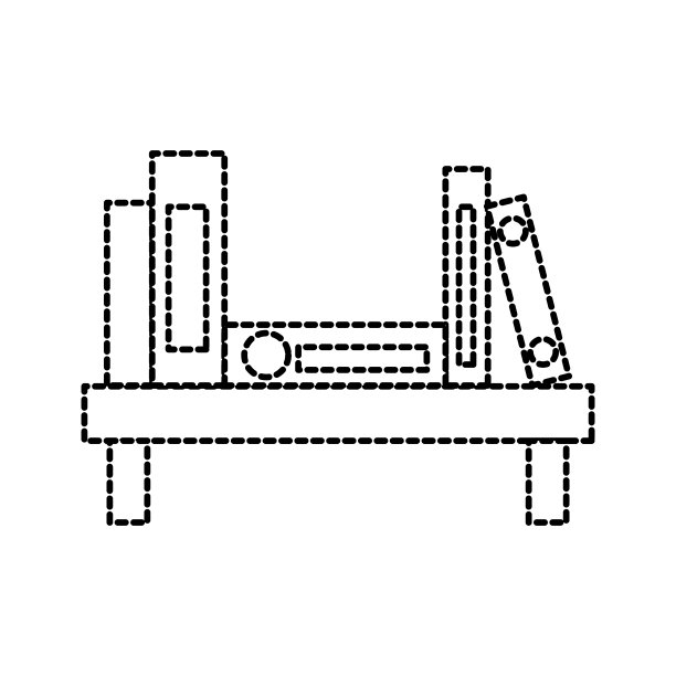 木制书架文件夹图书文献办公室图片下载