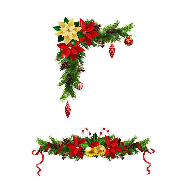 圣诞元素为您的设计图片下载