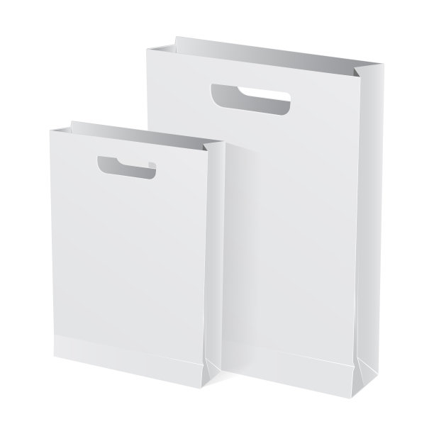 一套矢量纸包装快餐。现实的模板说明图片下载