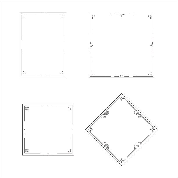 布景形象，装饰装饰边框图片下载