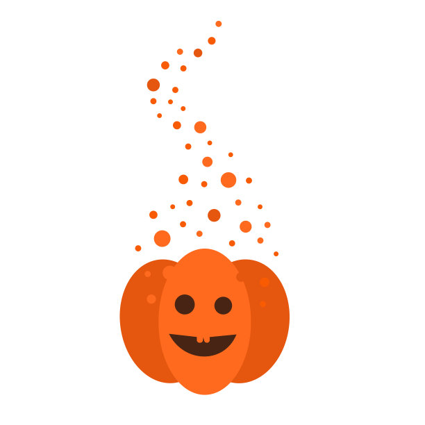 万圣节的魔法南瓜。图片下载