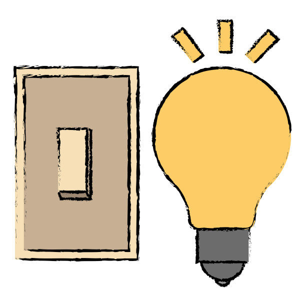 带开关的灯泡图片下载