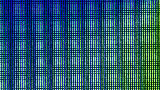 特写LED灯泡二极管从LED电视或LED显示器屏幕显示面板图形网站模板。电力或技术概念设计。图片下载