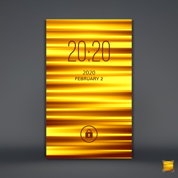 现代锁屏手机应用。手机壁纸。矢量插图。图片下载