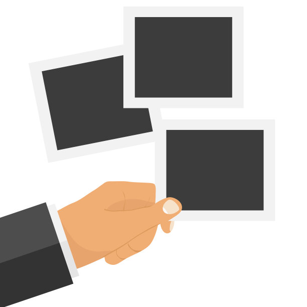 照片在人的手中。图片下载