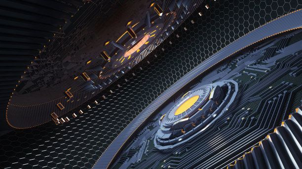 抽象科幻小说的未来背景图片下载