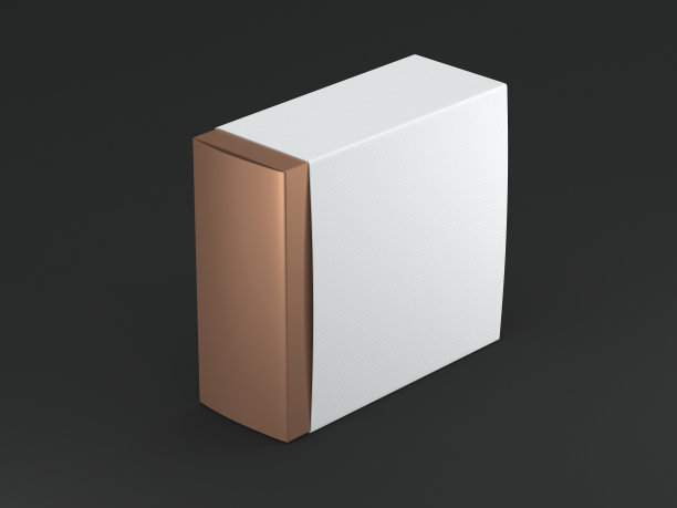 金色方盒包装，白色封面，黑色背景图片下载