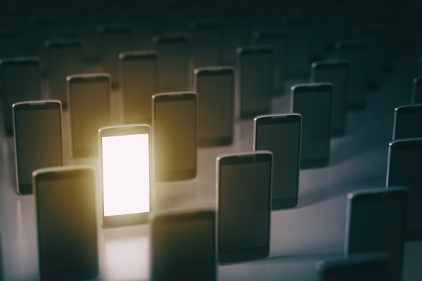 选择手机。许多智能手机。商务通信技术概念背景。图片下载