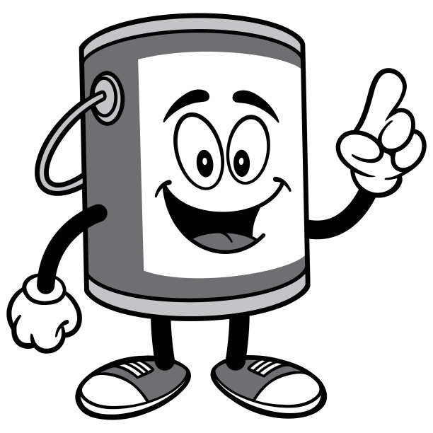 油漆桶说话插图图片下载