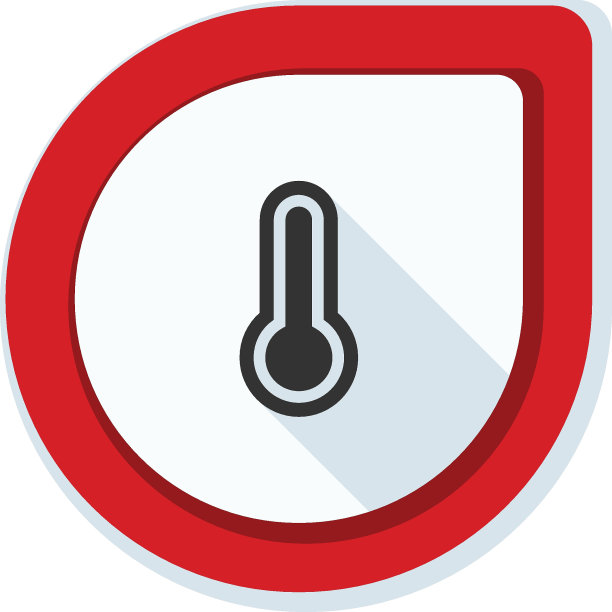 温度按钮标签示意图图片下载