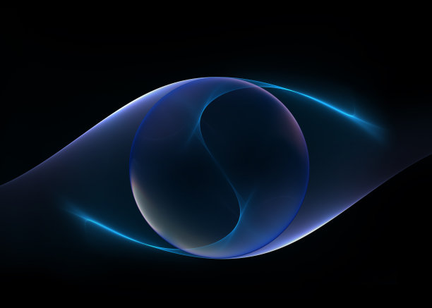 蓝色抽象现代背景图片下载