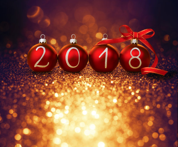 2018年，四款红色小饰品和丝带被安排在了亮片上图片下载