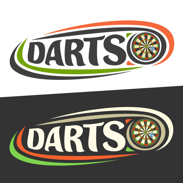 矢量飞镖游戏标签图片下载
