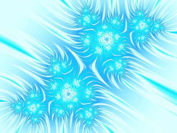 抽象的蓝白色背景。冻花素材图片