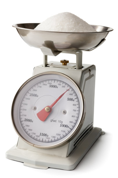 厨房用具:厨房尺度孤立在白色背景图片下载