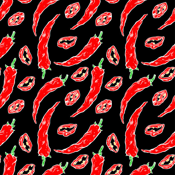 无缝的辣椒图片下载