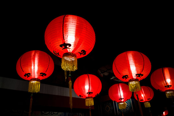 春节彩灯图片素材ID：300209436