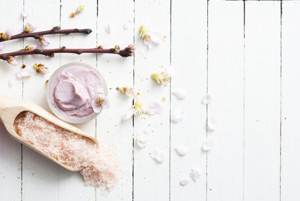 桃花保湿霜图片下载