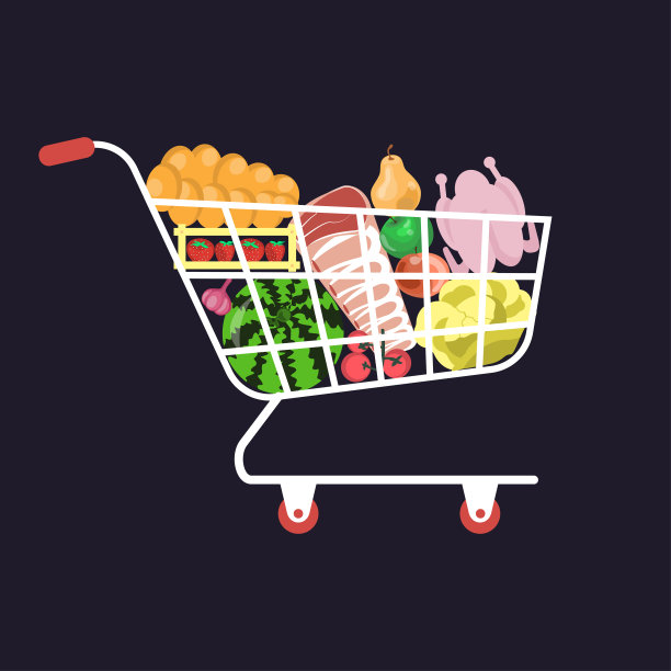 购物车的食物图片下载