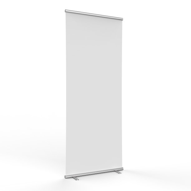 空的卷起横幅图片下载