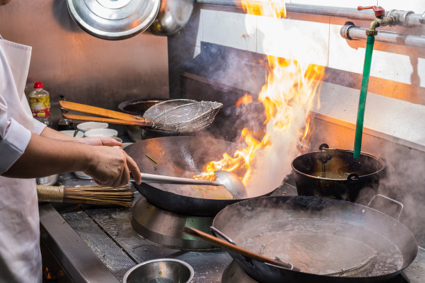 厨师炒菜图片下载