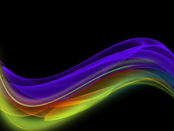 抽象烟雾孤立在黑色背景上图片下载